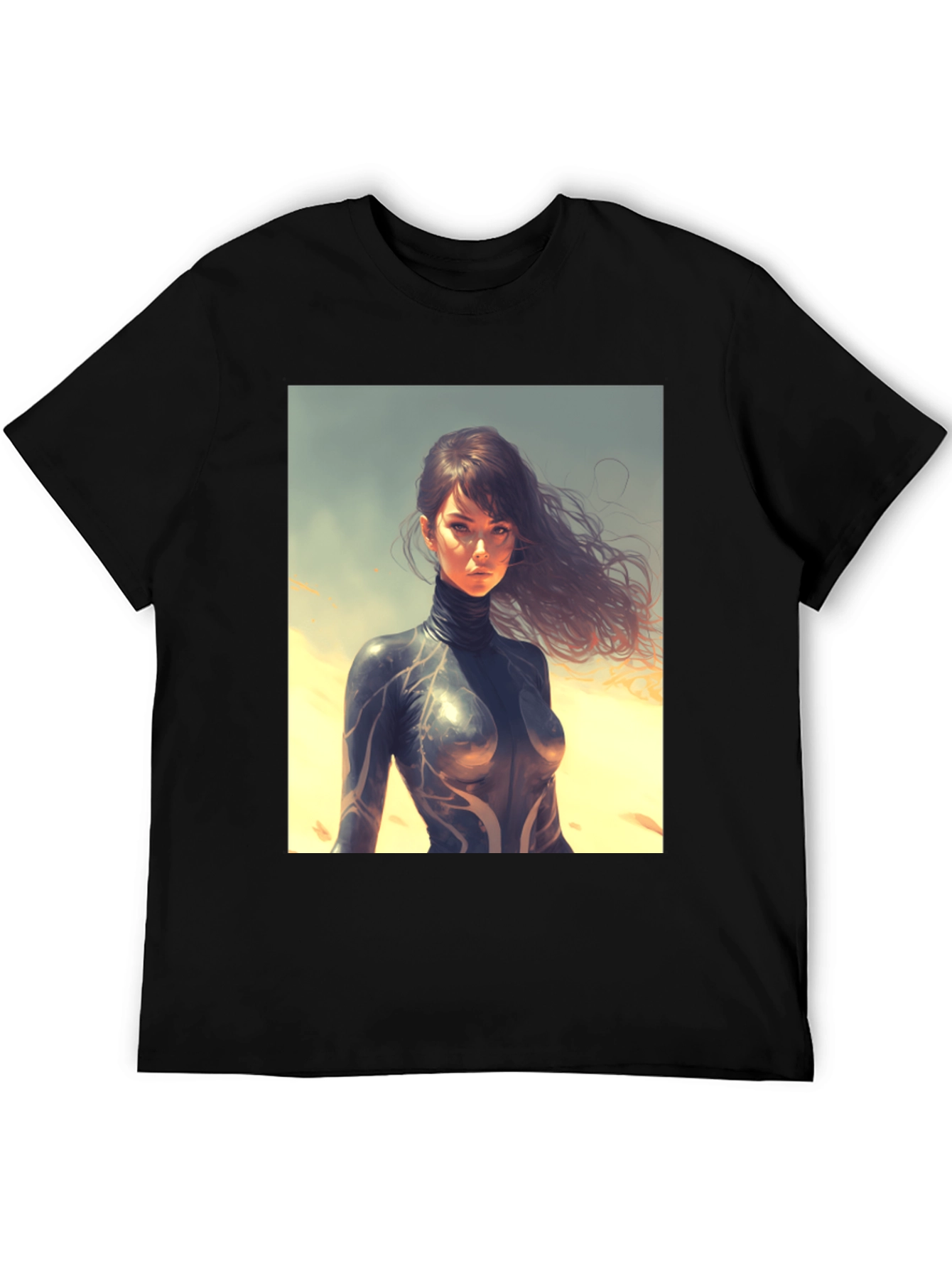 Woman in Catsuit Graphic Tee
