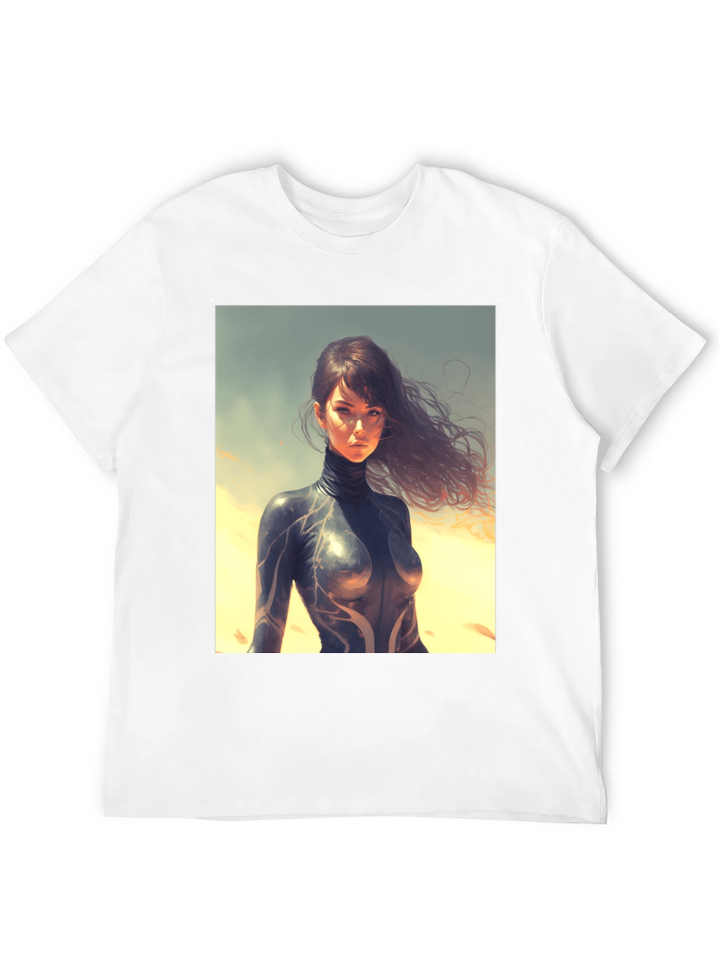 Woman in Catsuit Graphic Tee