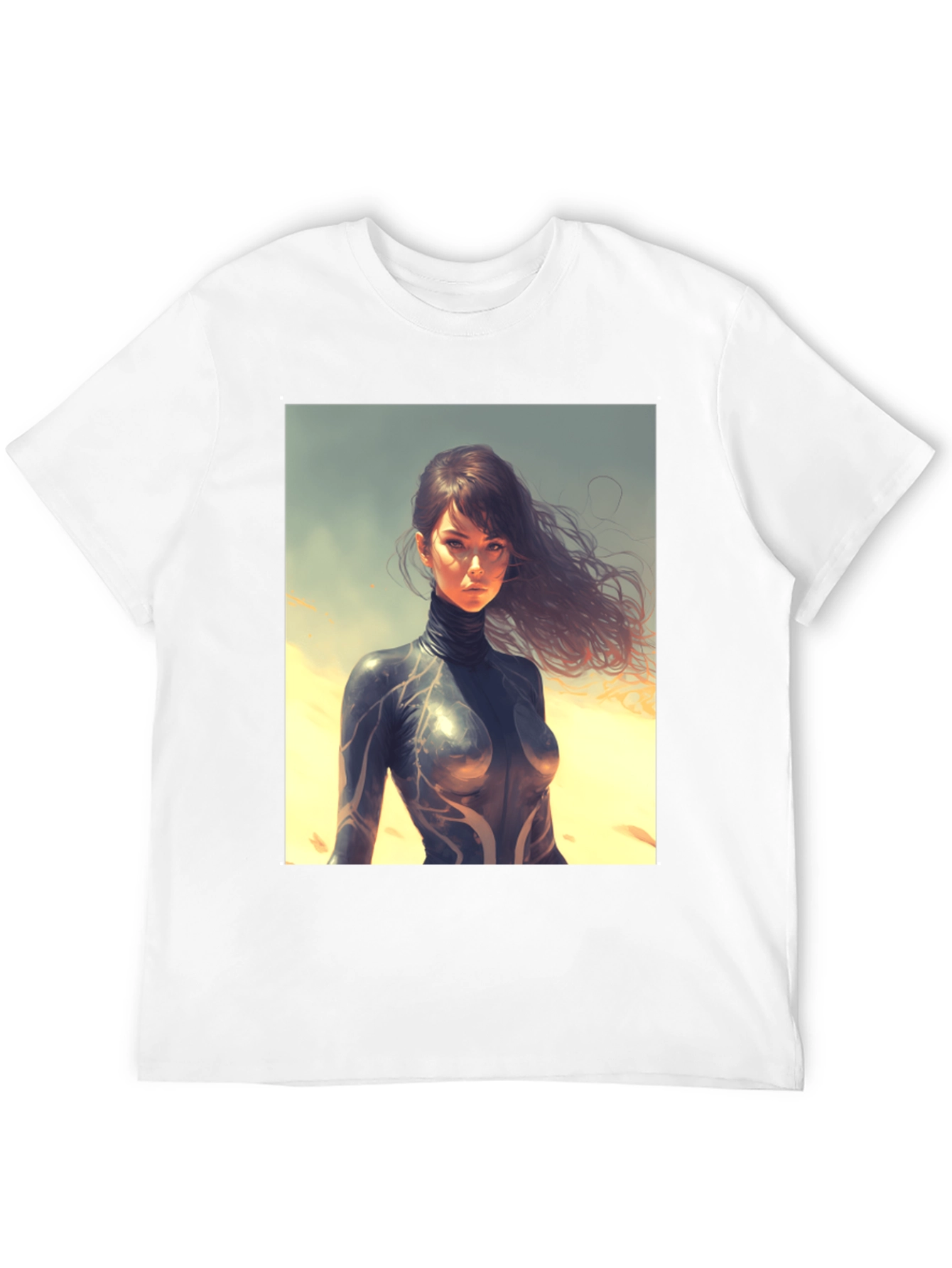 Woman in Catsuit Graphic Tee