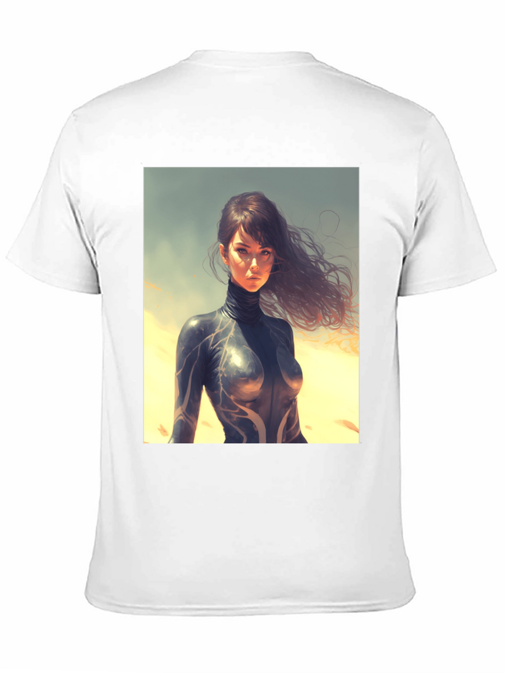 Woman in Catsuit Graphic Tee