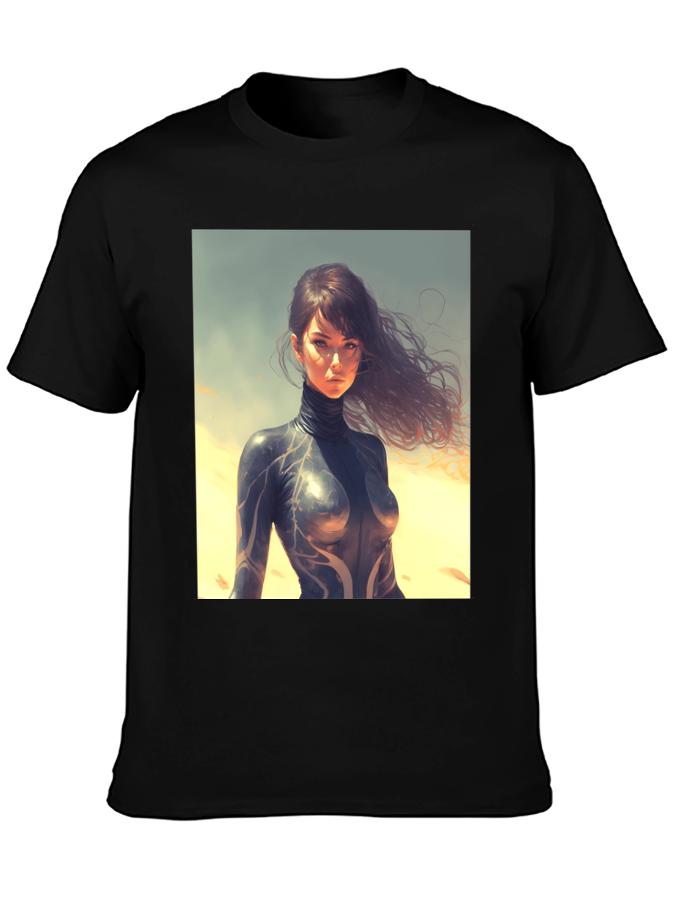 Woman in Catsuit Graphic Tee