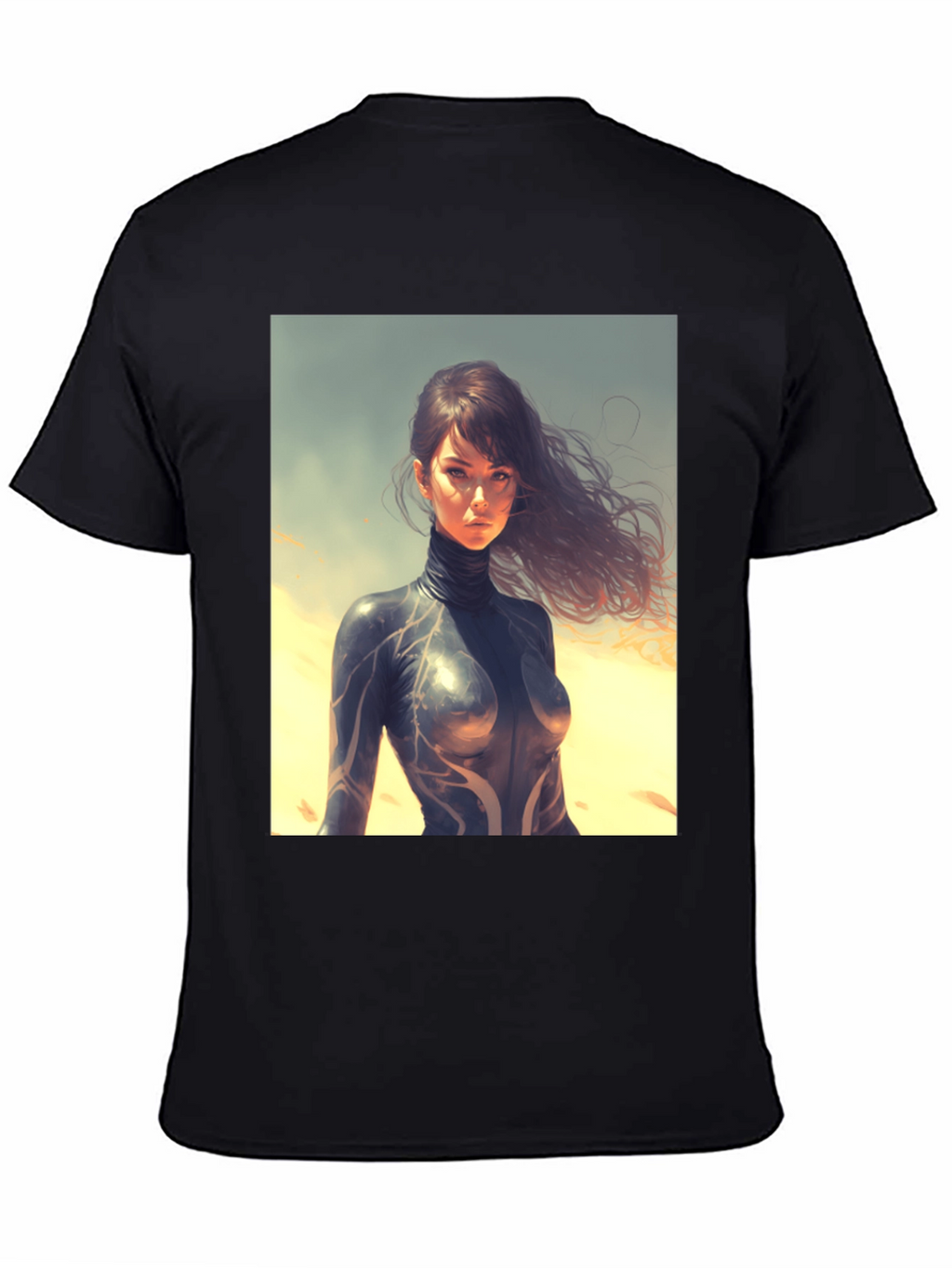 Woman in Catsuit Graphic Tee