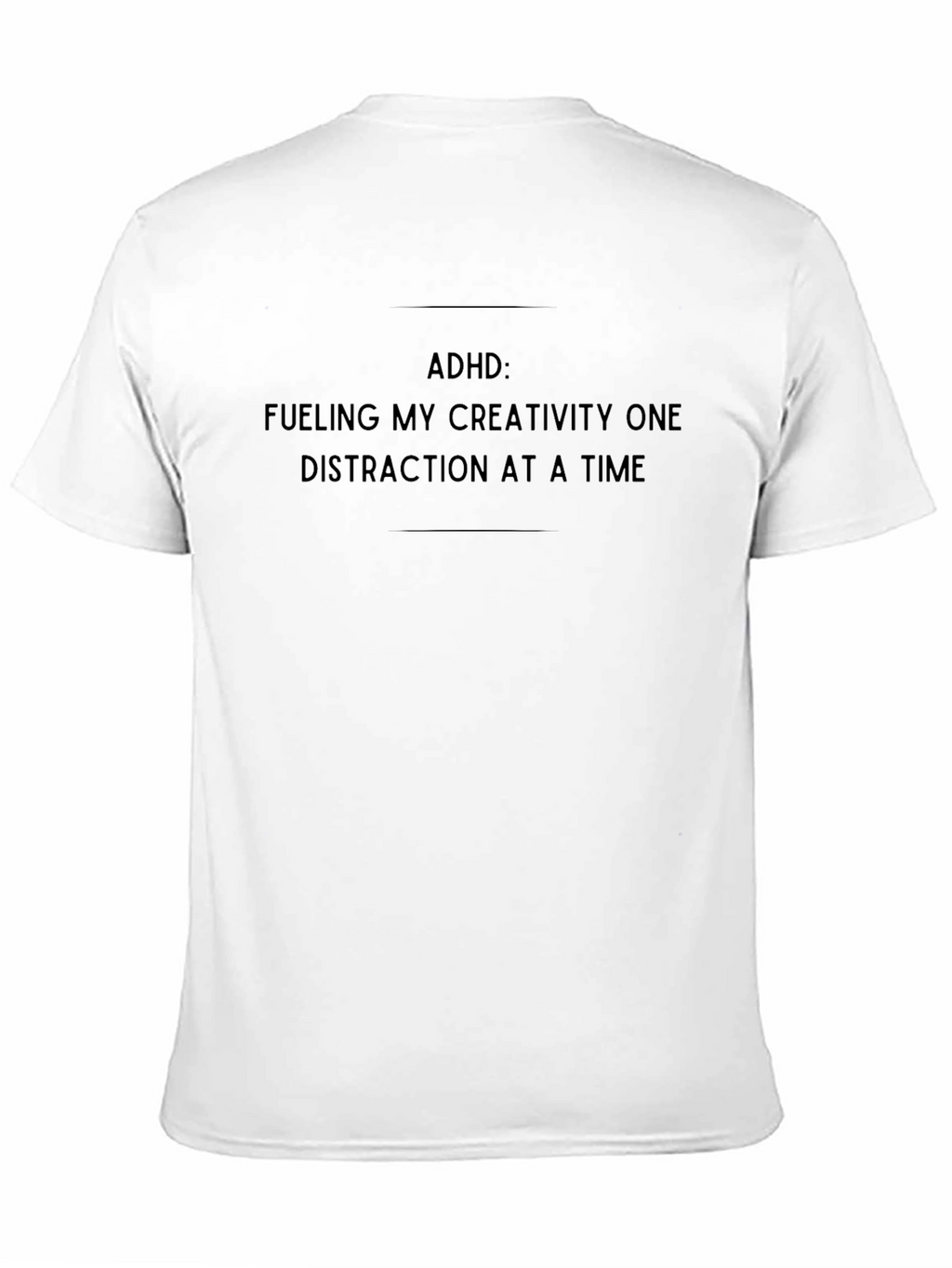 ADHD Creativity Black T-Shirt