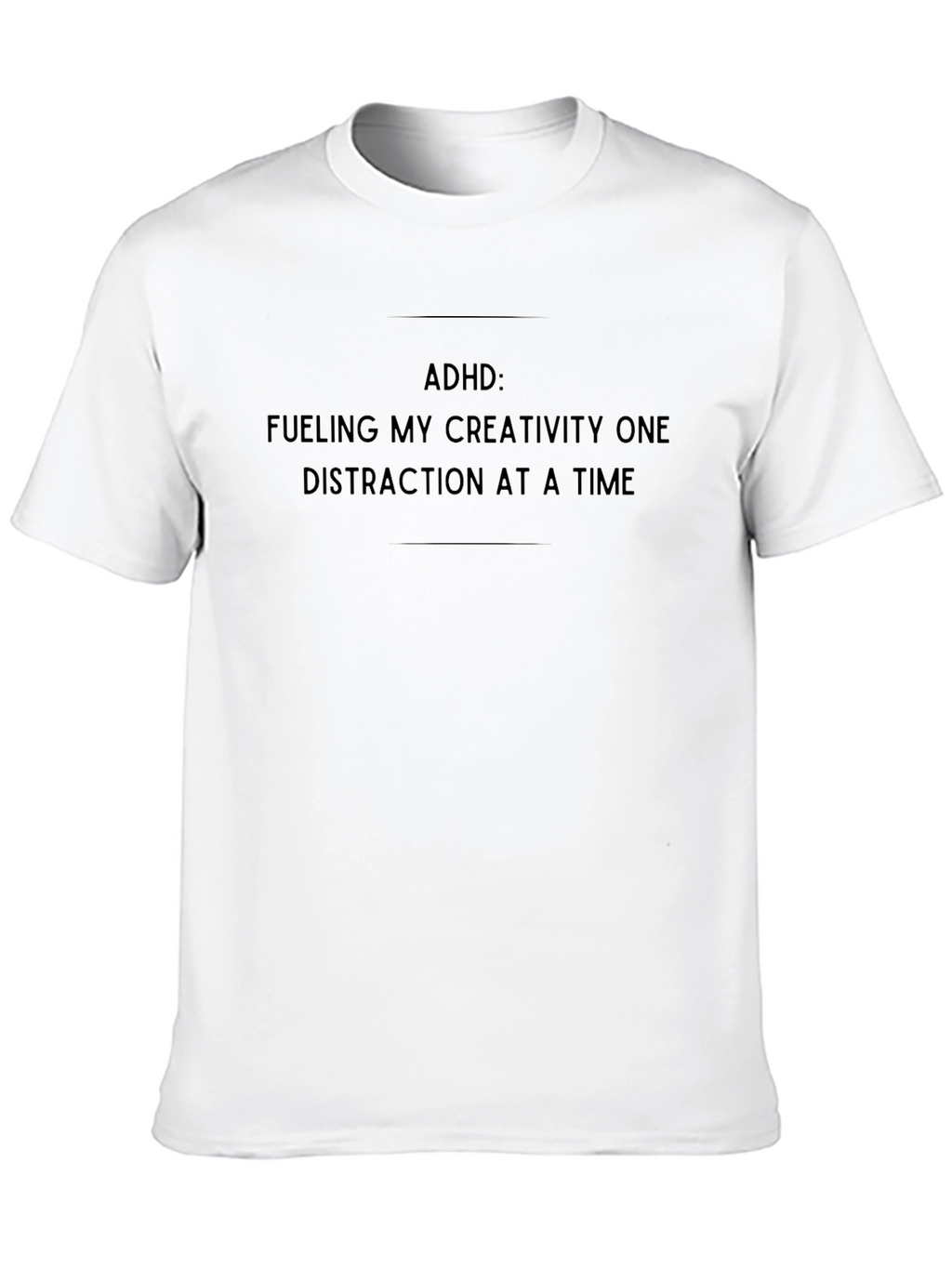 ADHD Creativity Black T-Shirt