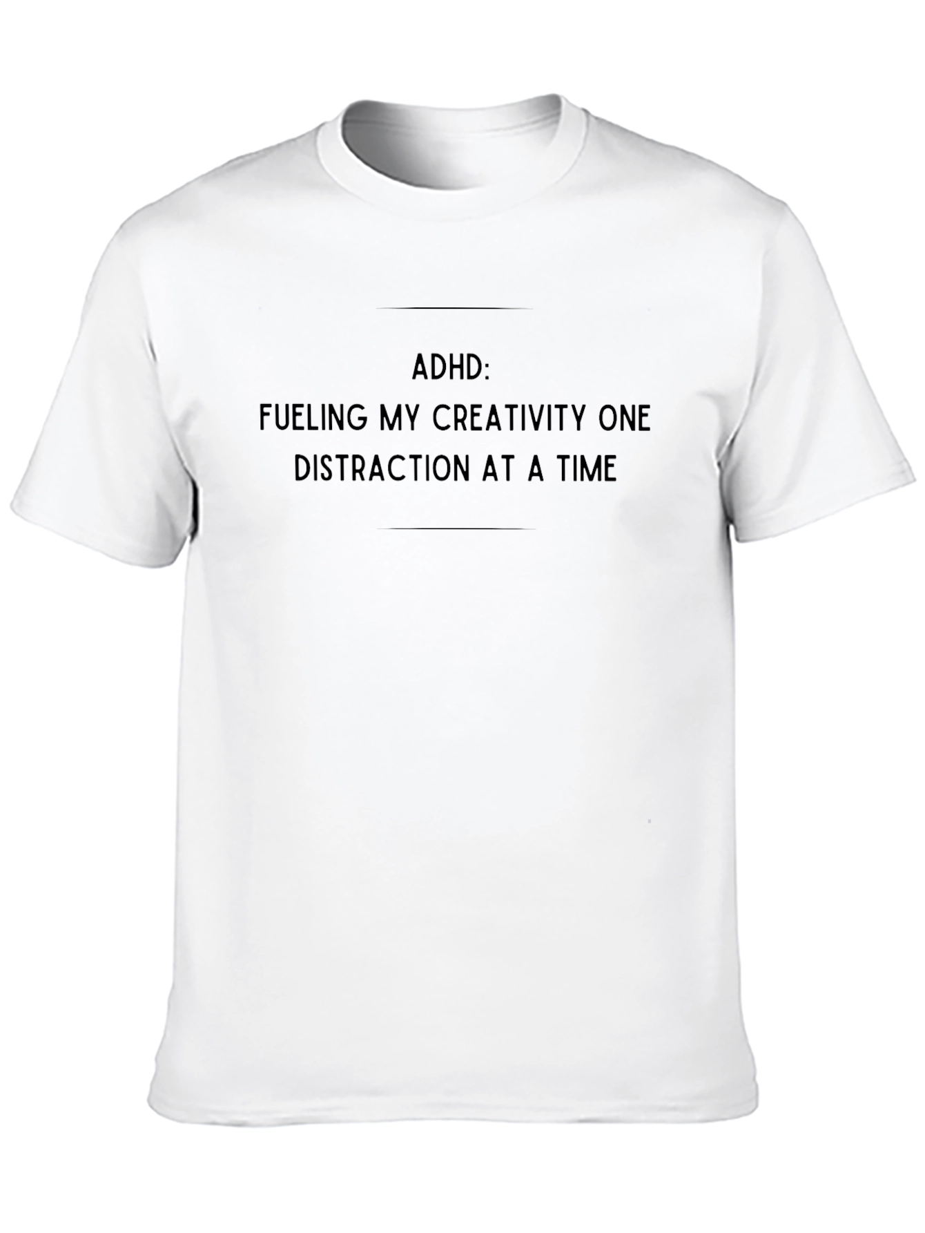 ADHD Creativity Black T-Shirt