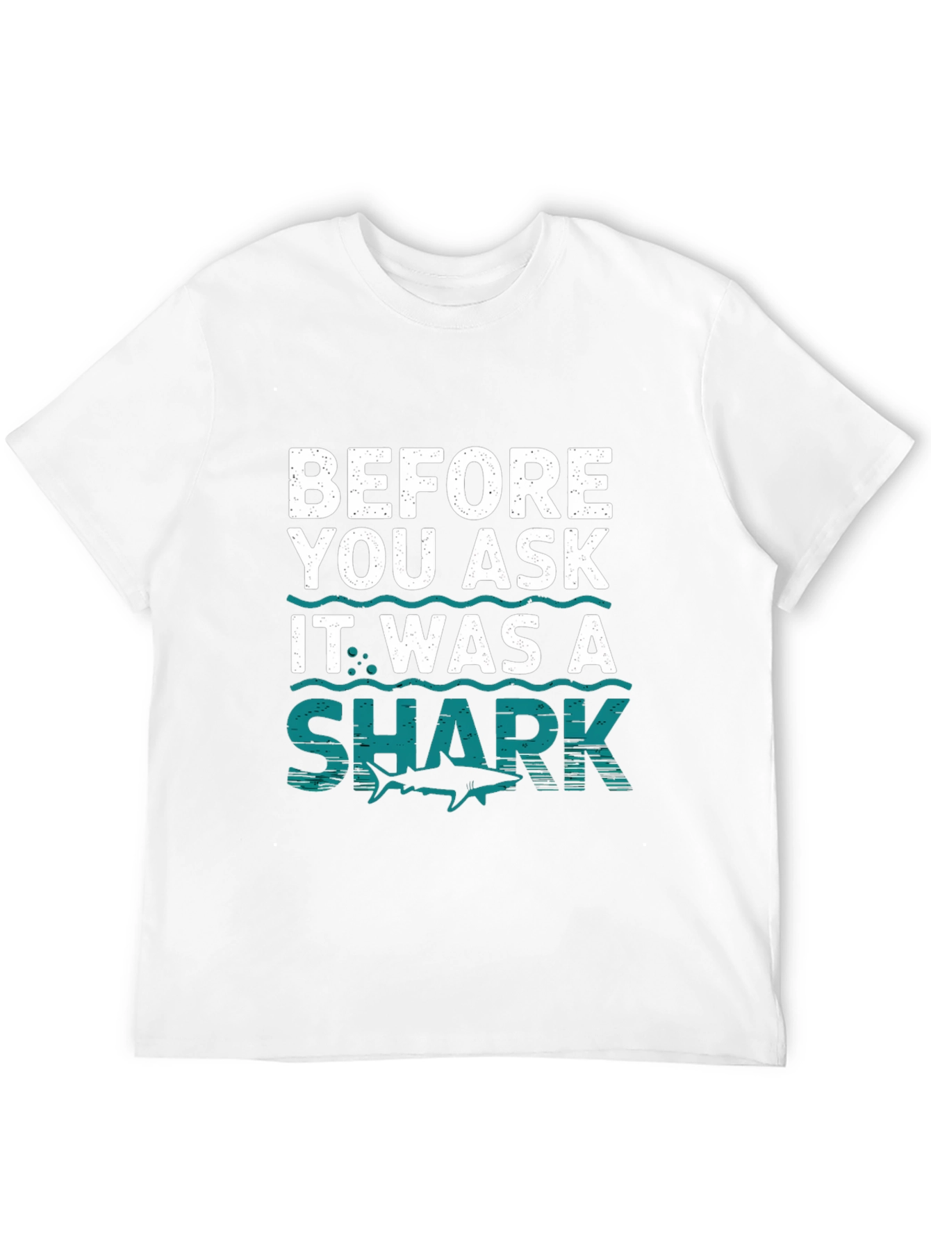 Funny Shark T-Shirt - Before You Ask