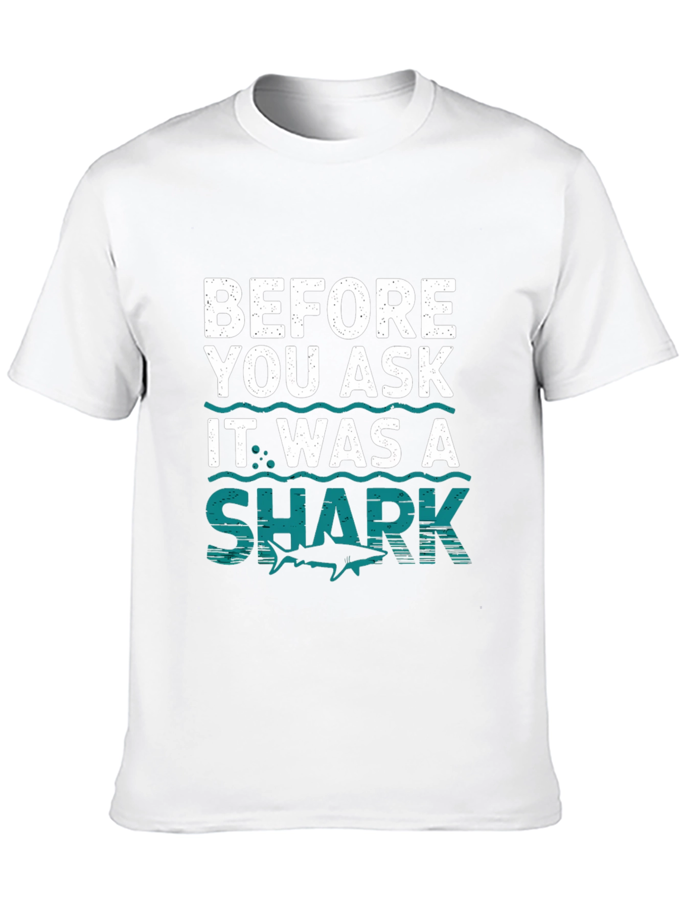Funny Shark T-Shirt - Before You Ask