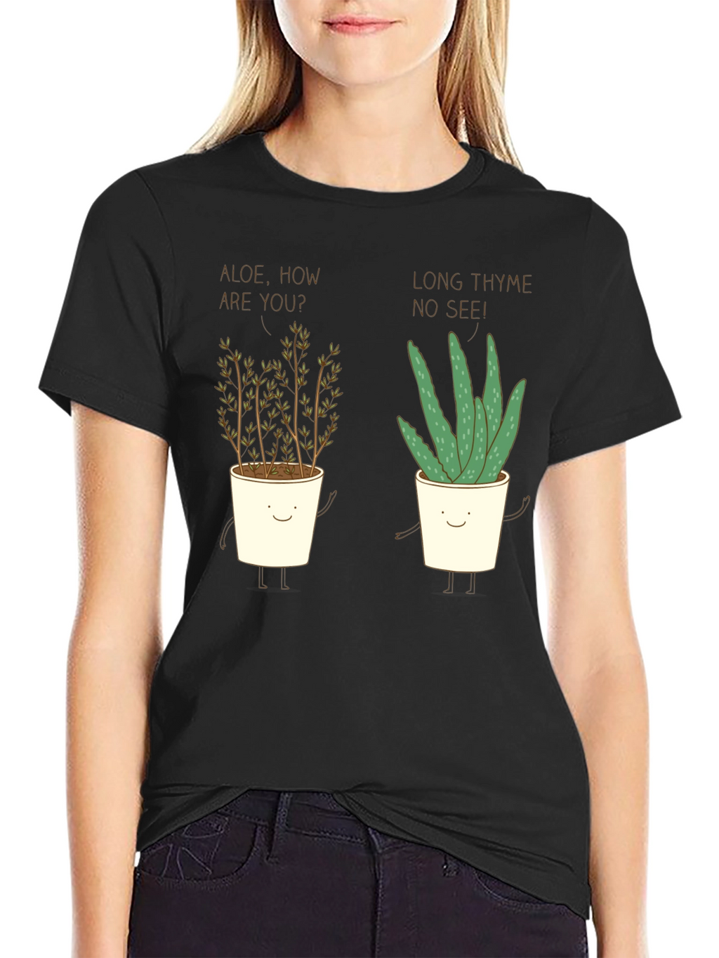 Aloe & Thyme Funny Pun Graphic T-Shirt