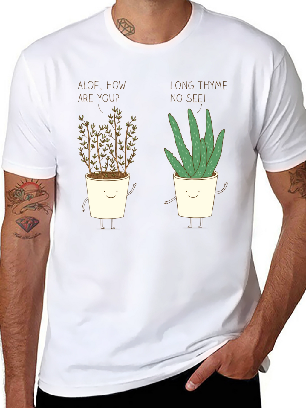 Aloe & Thyme Funny Pun Graphic T-Shirt