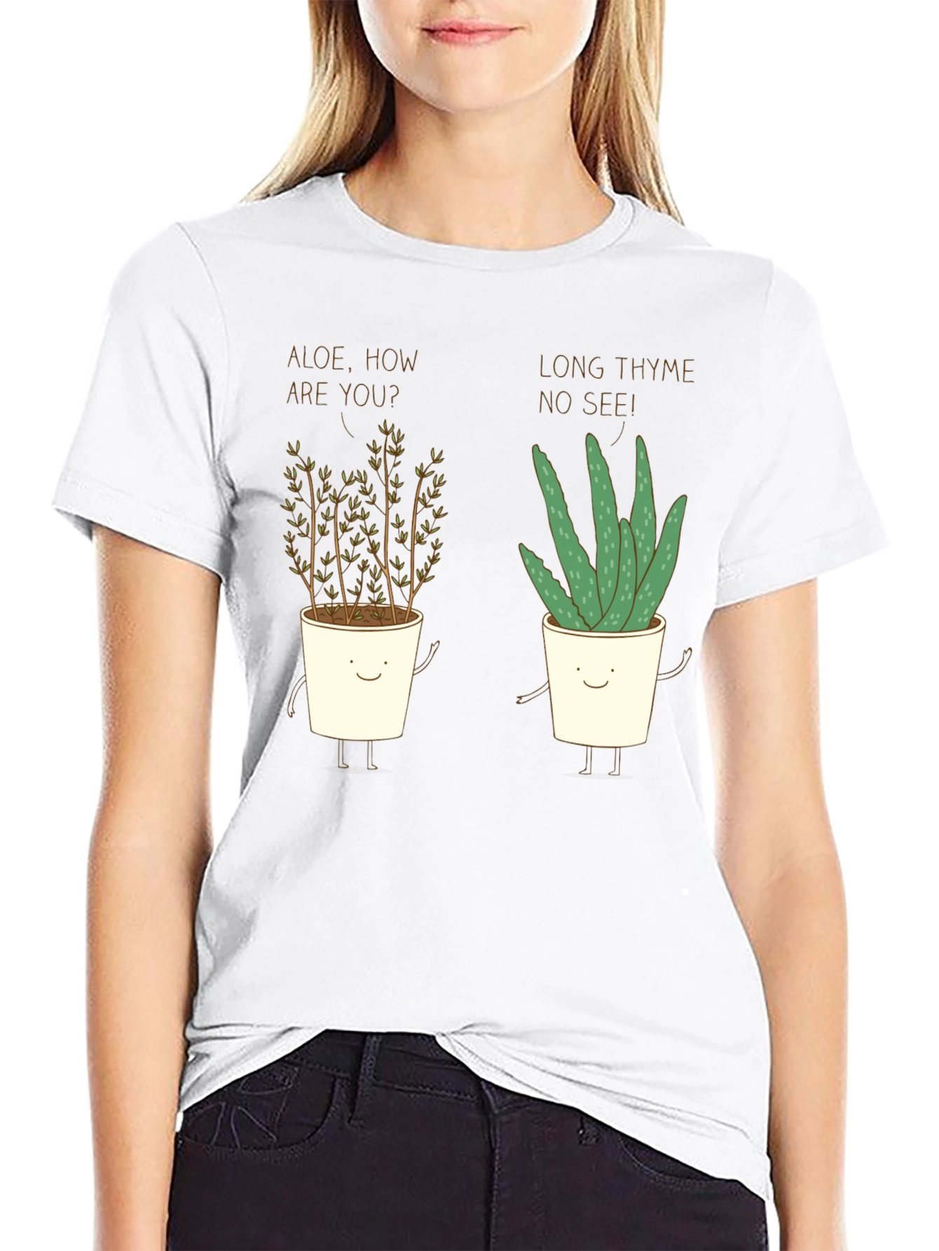 Aloe & Thyme Funny Pun Graphic T-Shirt