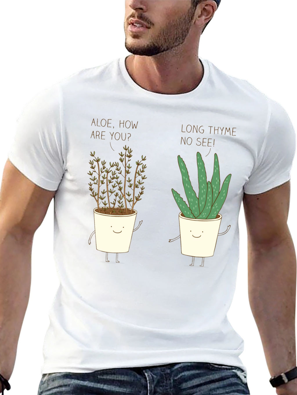 Aloe & Thyme Funny Pun Graphic T-Shirt