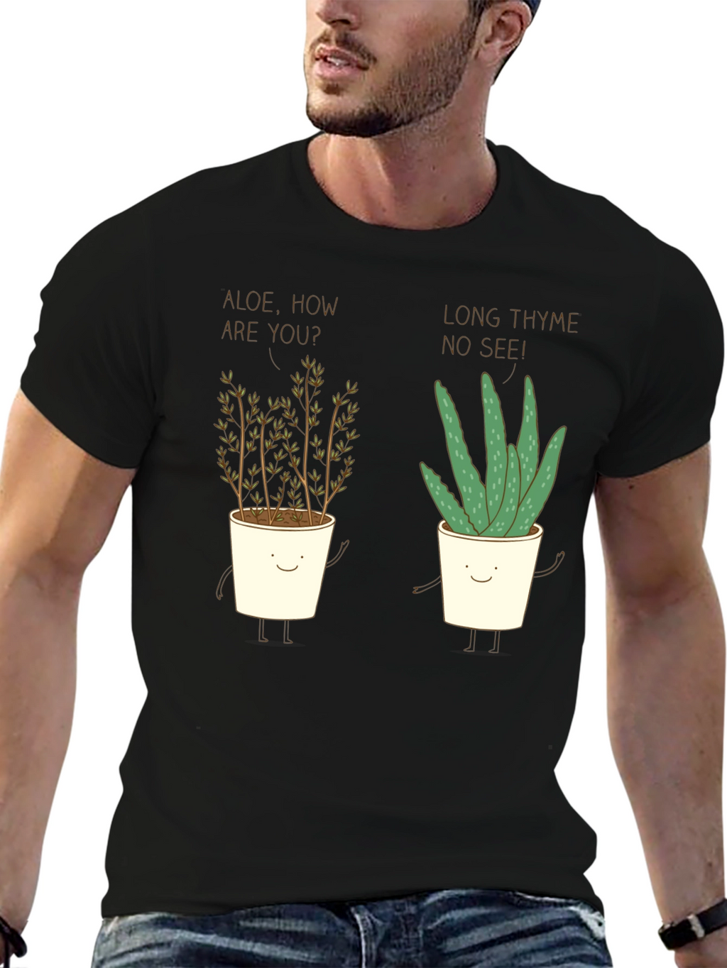 Aloe & Thyme Funny Pun Graphic T-Shirt