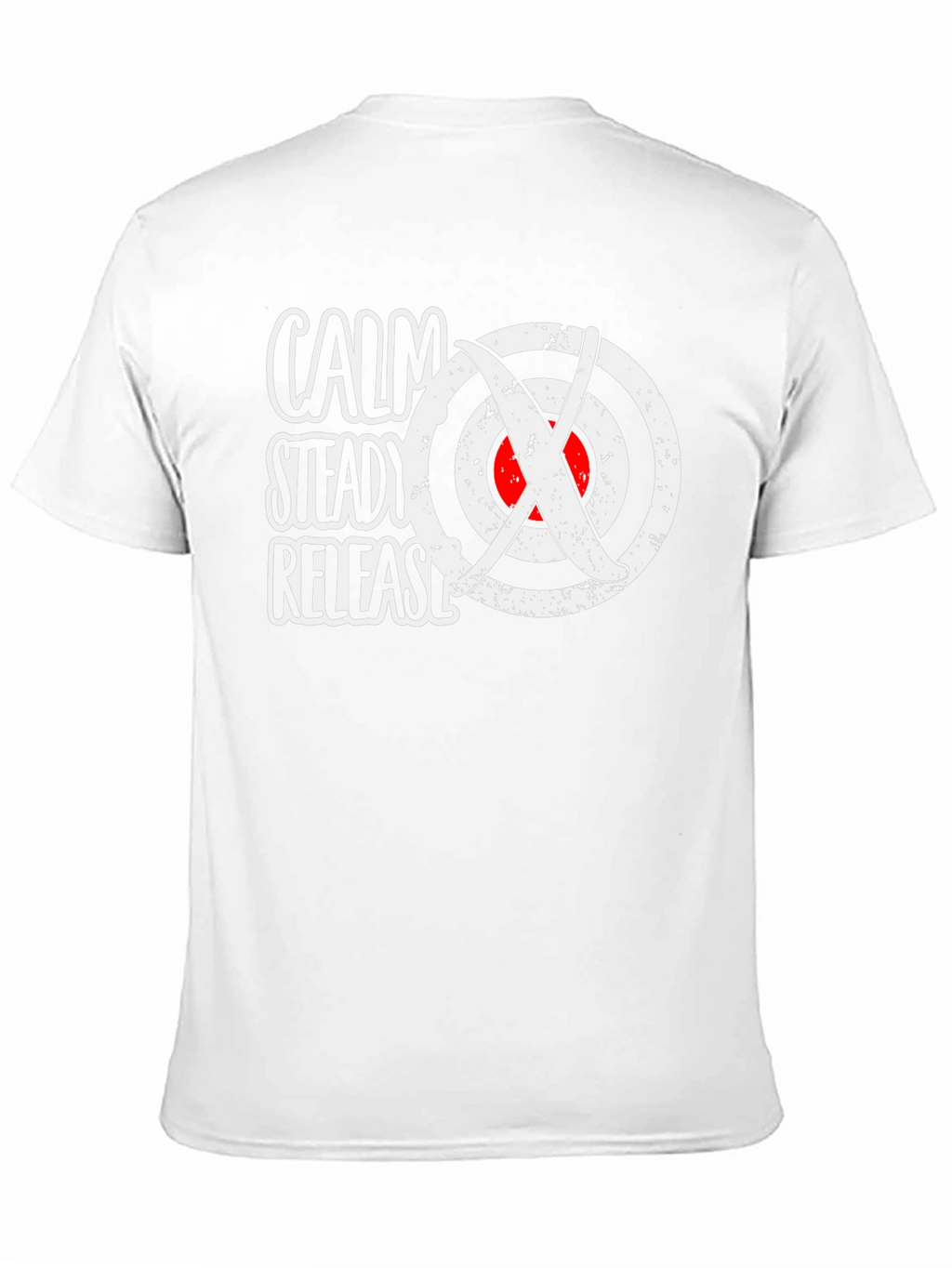 Calm Steady Release Archery Target Graphic T-Shirt