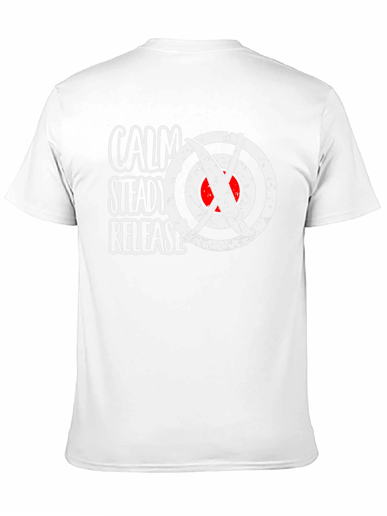 Calm Steady Release Archery Target Graphic T-Shirt