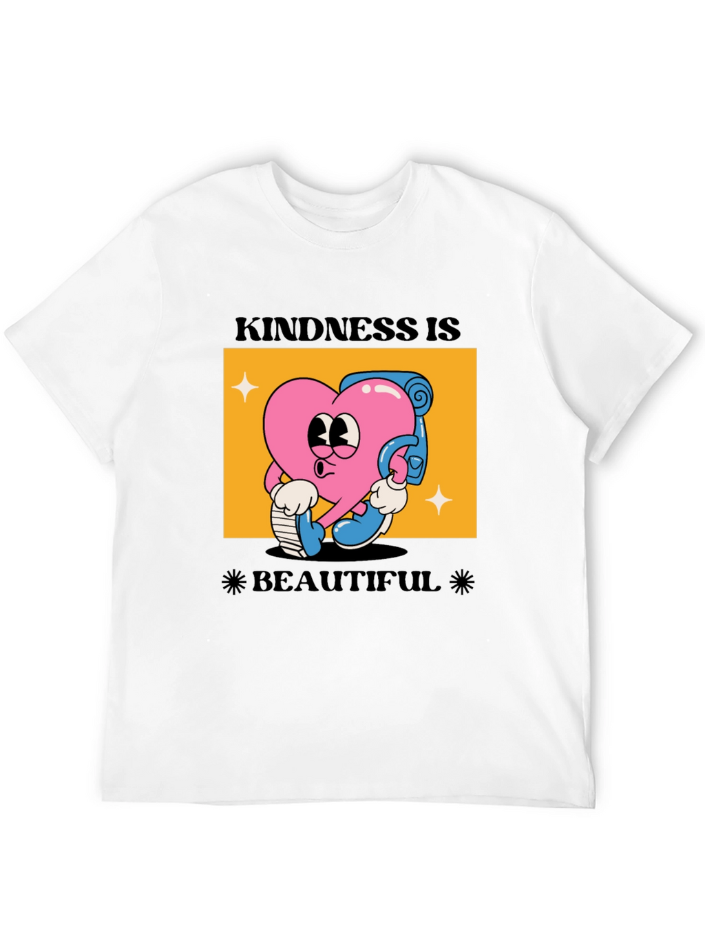 Kindness Is Beautiful Black Graphic Tee