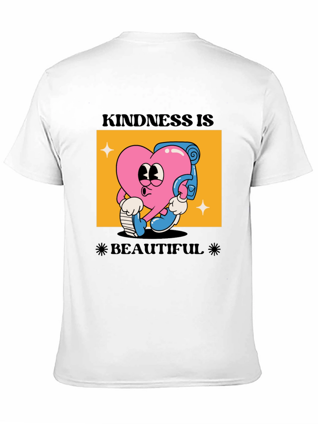 Kindness Is Beautiful Black Graphic Tee