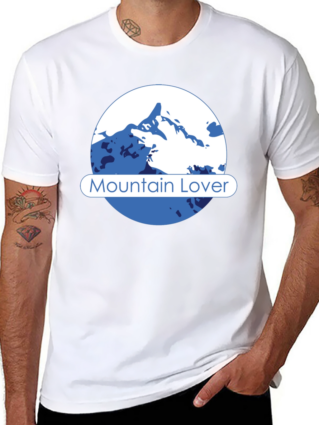 Mountain Lover Graphic Tee - Black