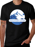 Mountain Lover Graphic Tee - Black
