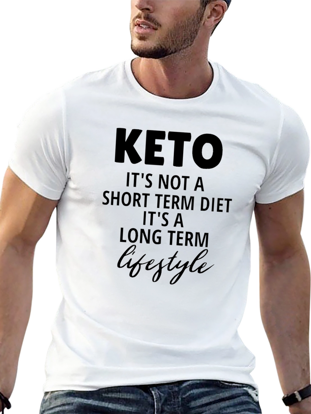 Keto Lifestyle T-Shirt - Unisex Black Tee