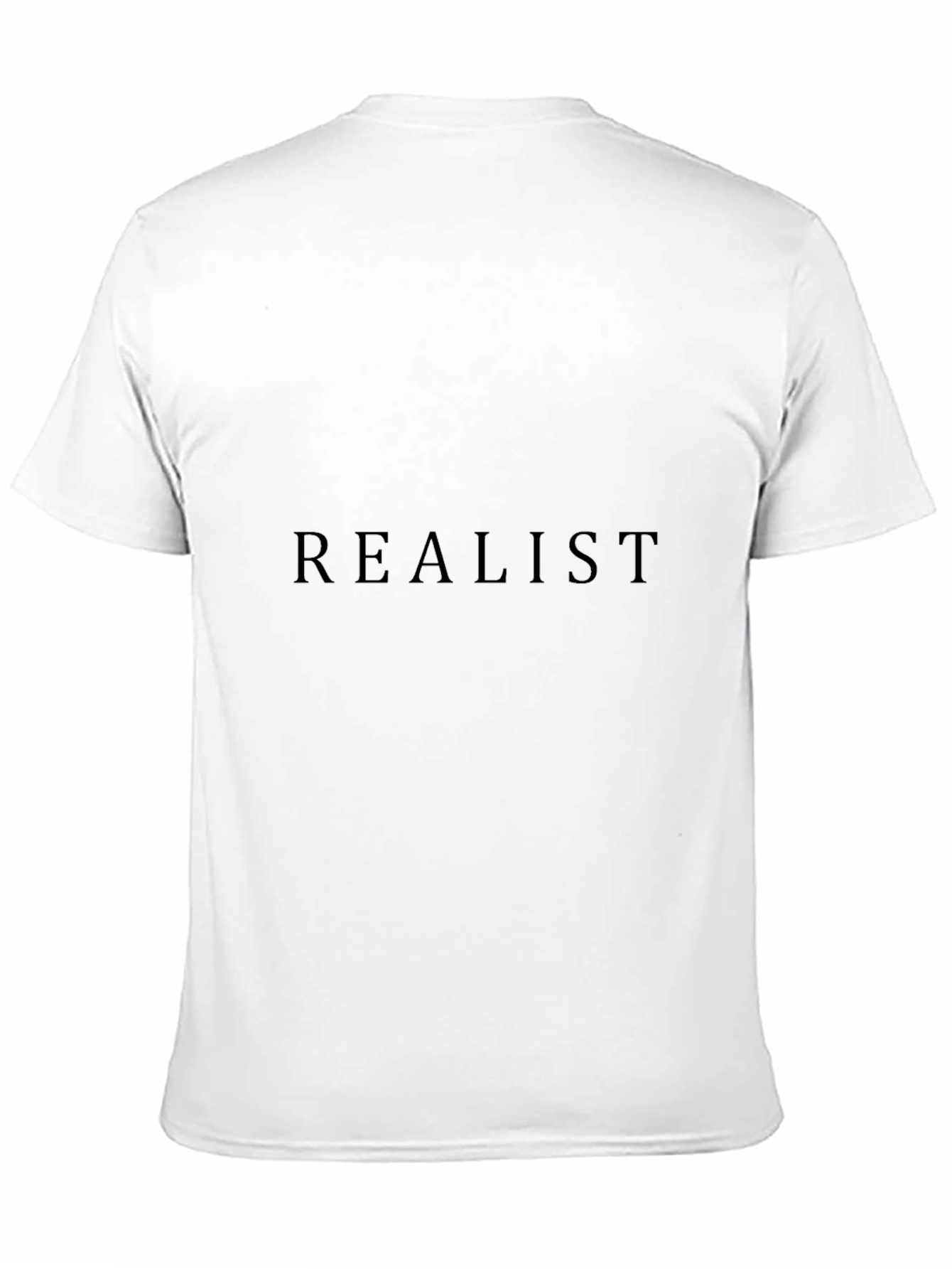 Realist Black Crewneck T-Shirt