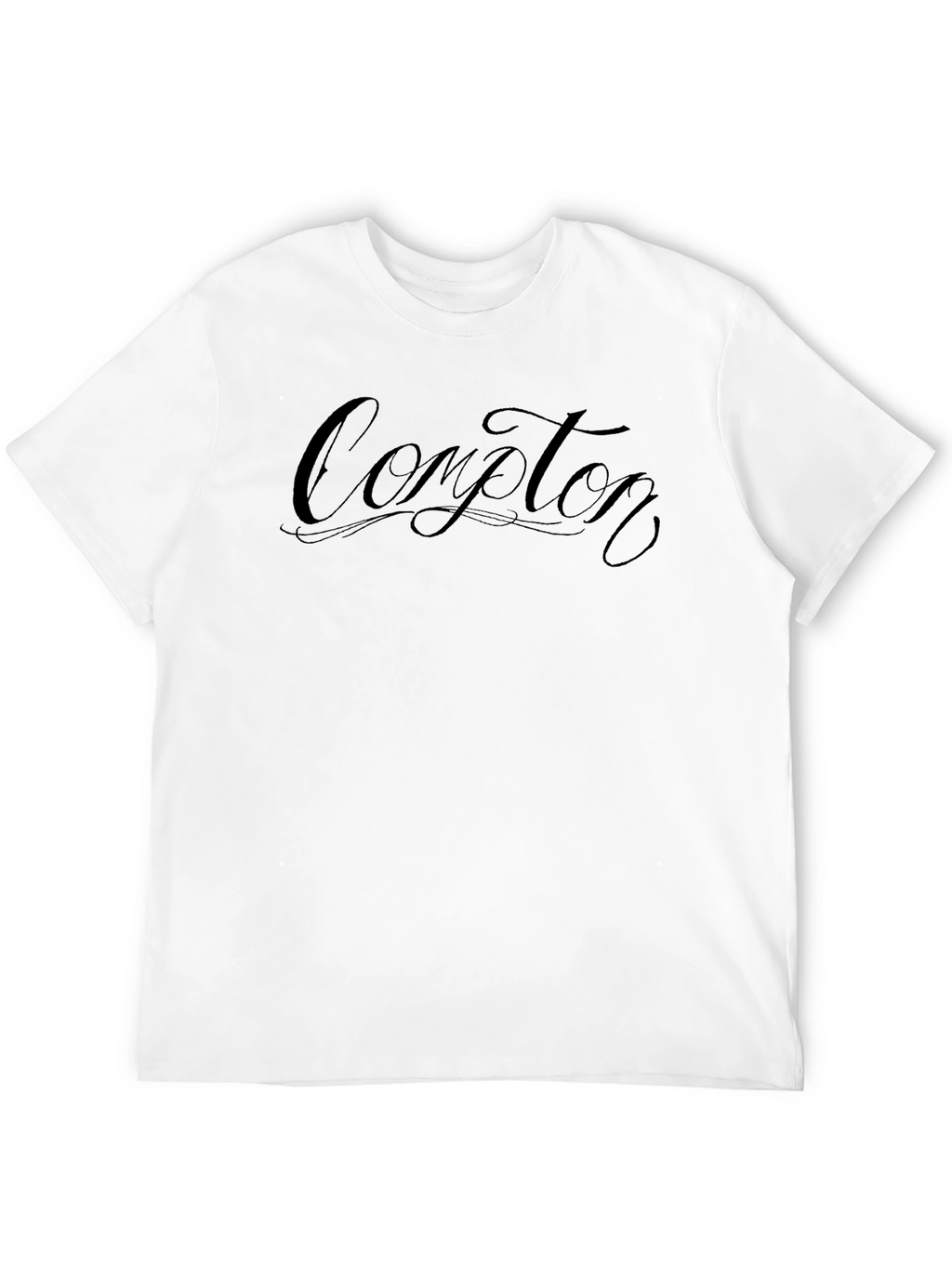 Compton Script Black T-Shirt