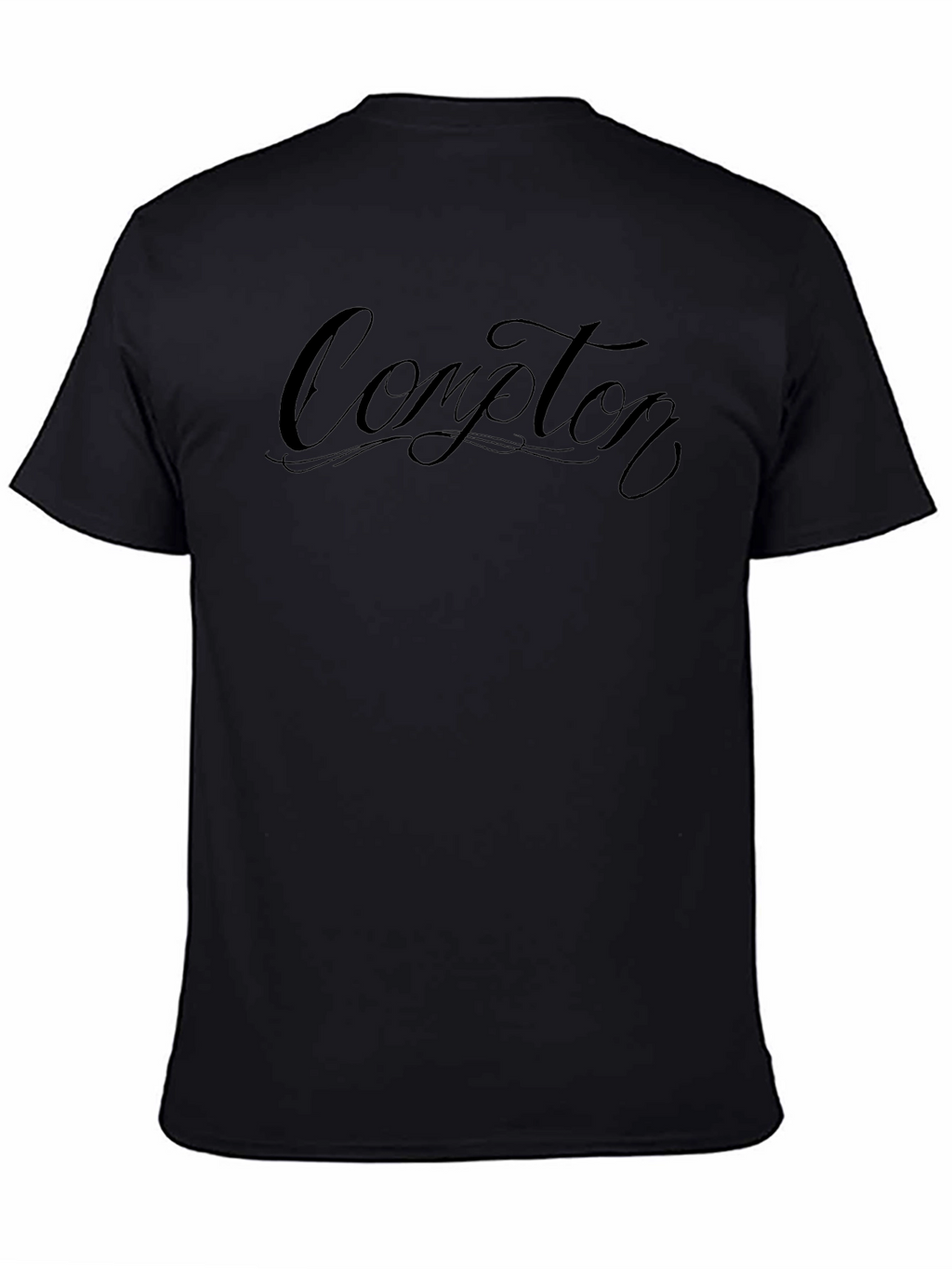 Compton Script Black T-Shirt