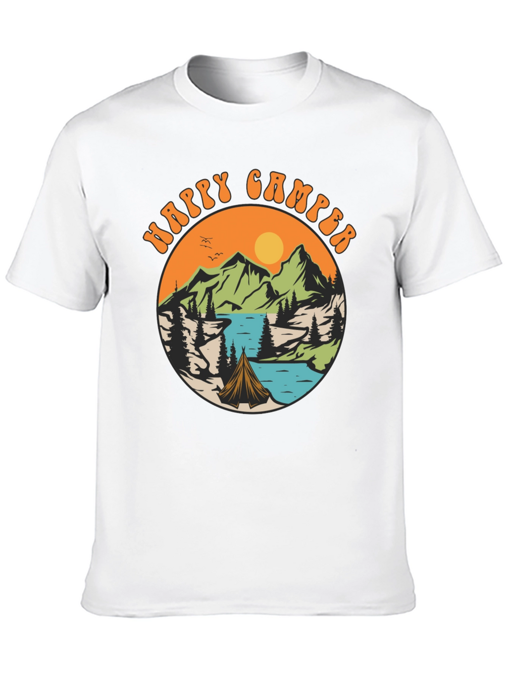 Happy Camper Graphic T-Shirt - Adventure Time!