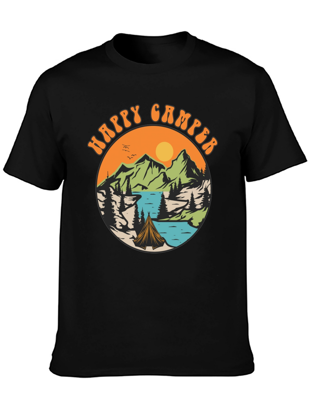 Happy Camper Graphic T-Shirt - Adventure Time!
