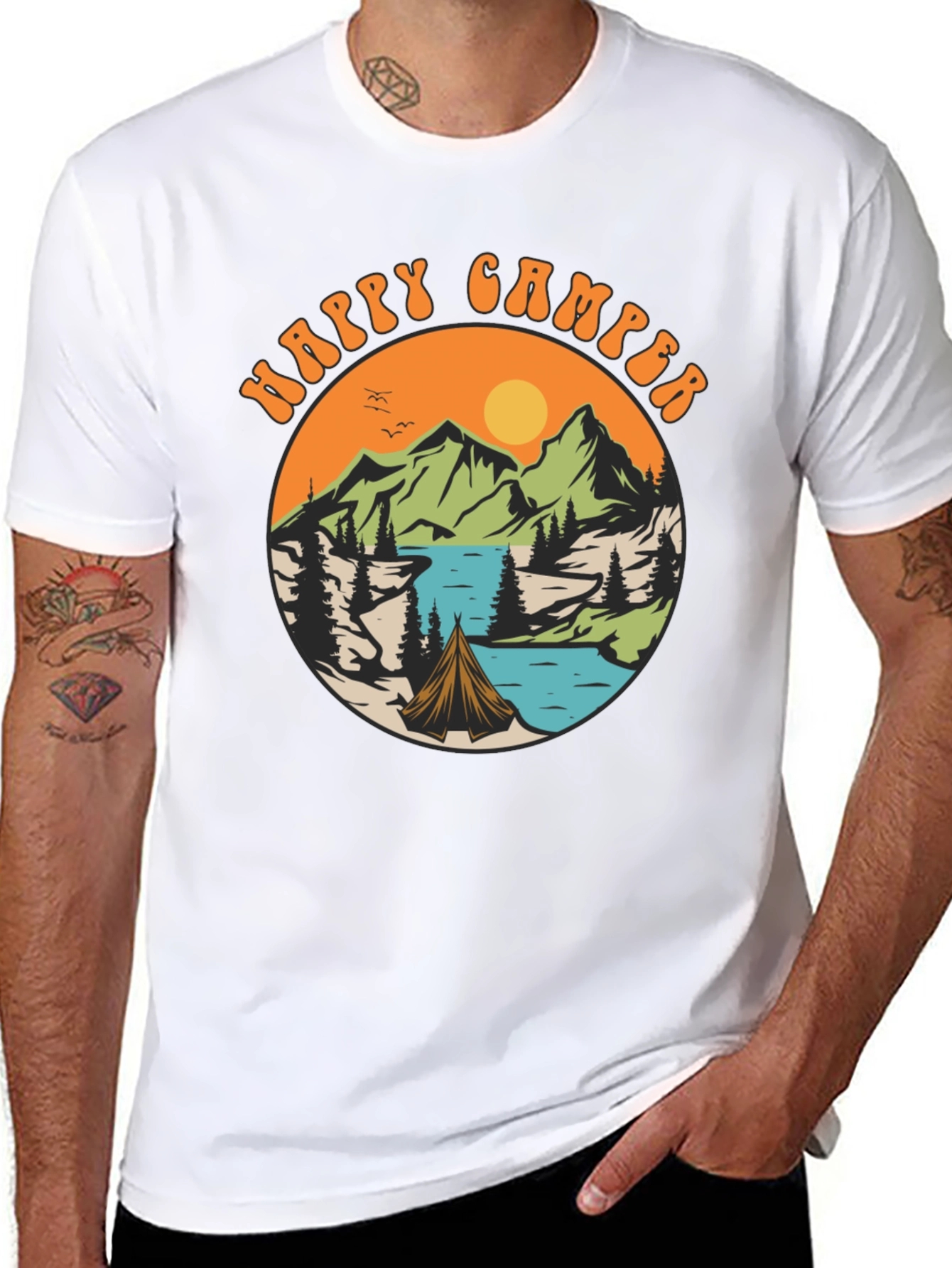 Happy Camper Graphic T-Shirt - Adventure Time!