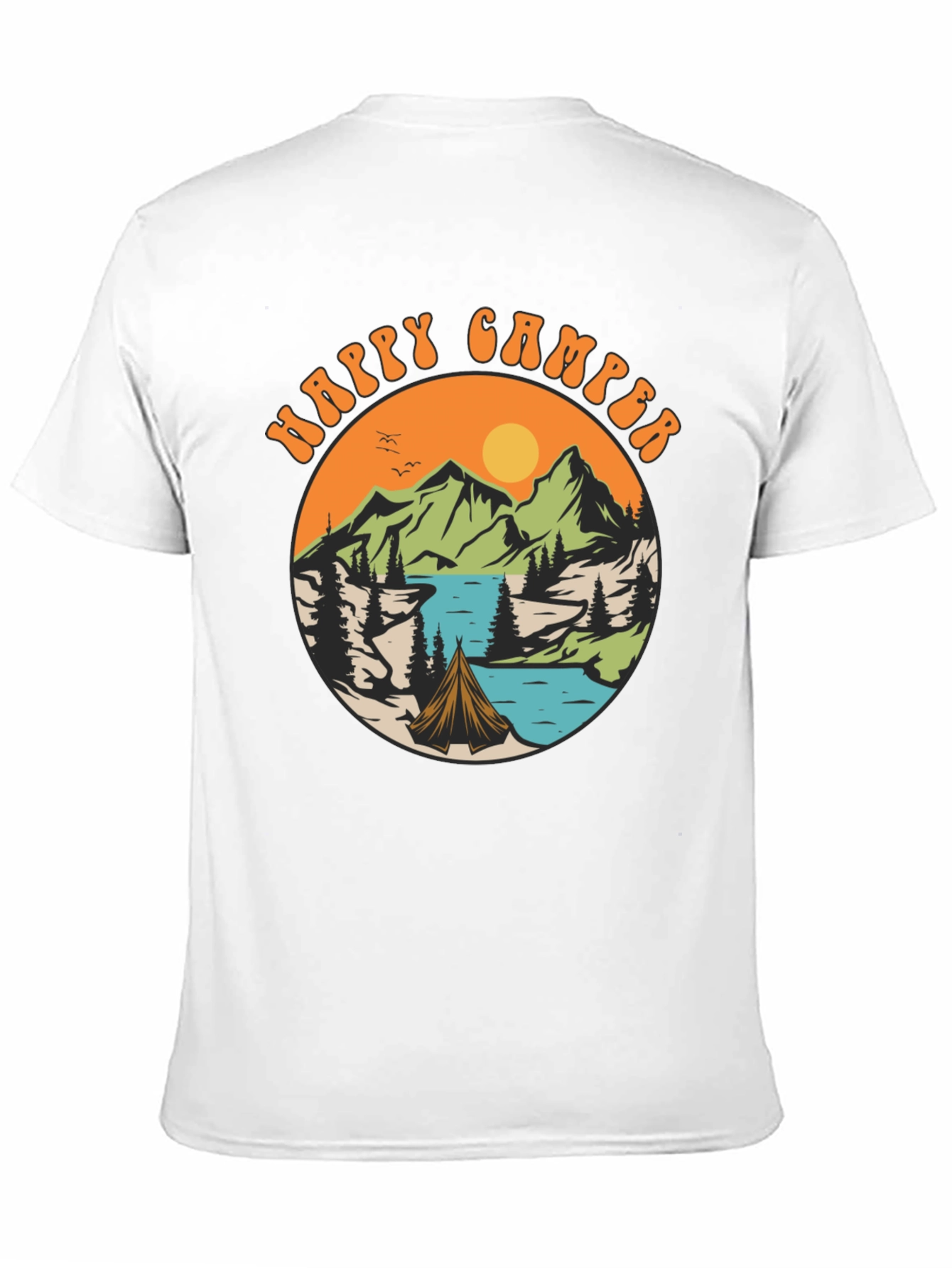 Happy Camper Graphic T-Shirt - Adventure Time!
