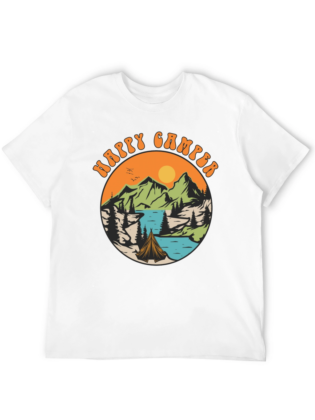 Happy Camper Graphic T-Shirt - Adventure Time!