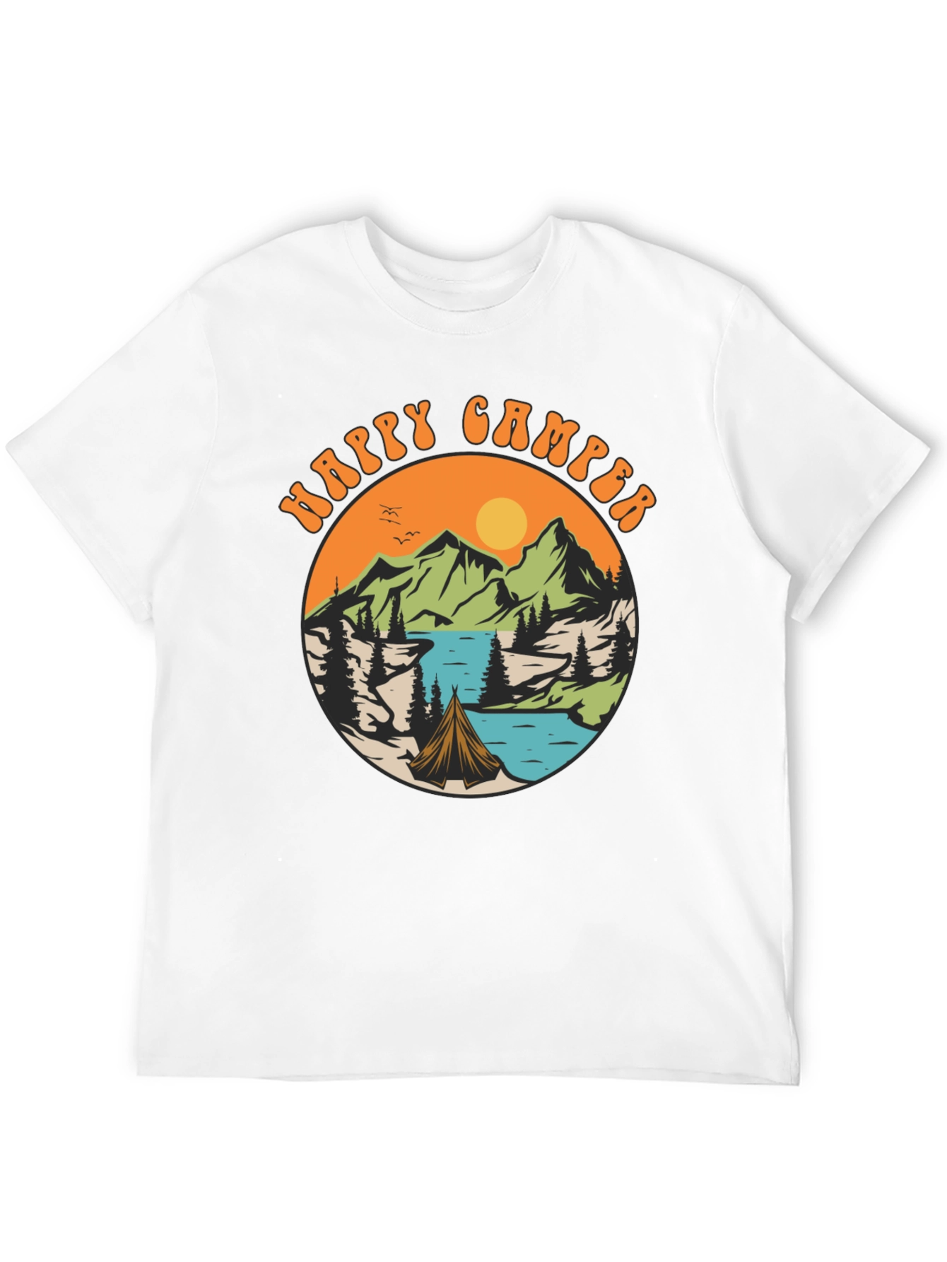 Happy Camper Graphic T-Shirt - Adventure Time!