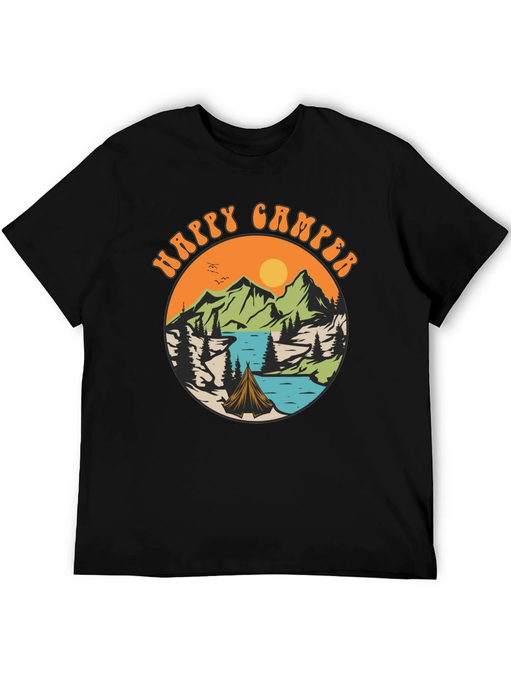 Happy Camper Graphic T-Shirt - Adventure Time!