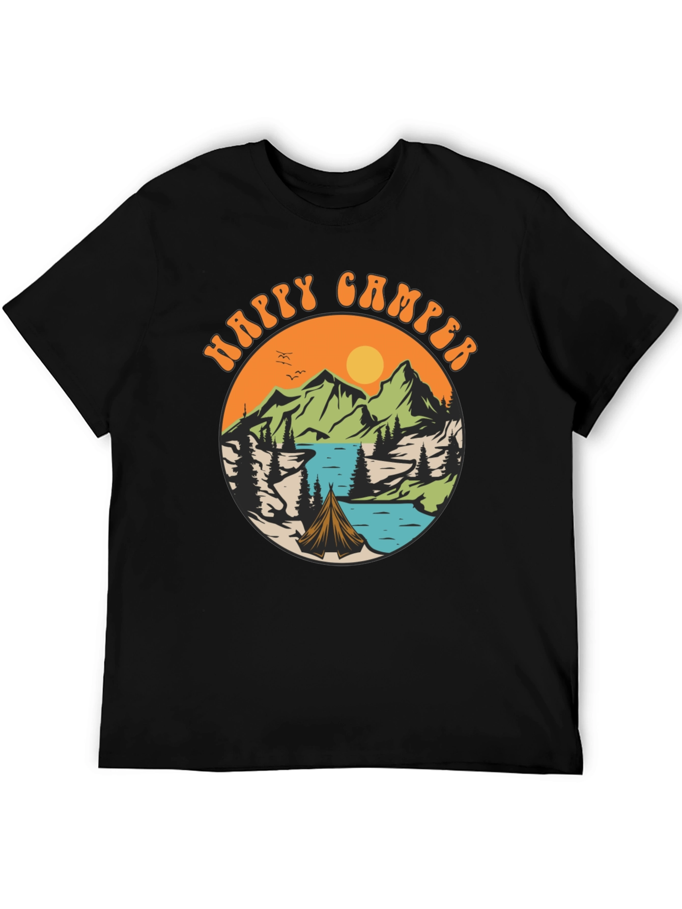 Happy Camper Graphic T-Shirt - Adventure Time!