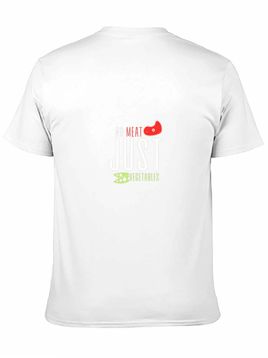 No Meat Just Vegetables Graphic T-Shirt