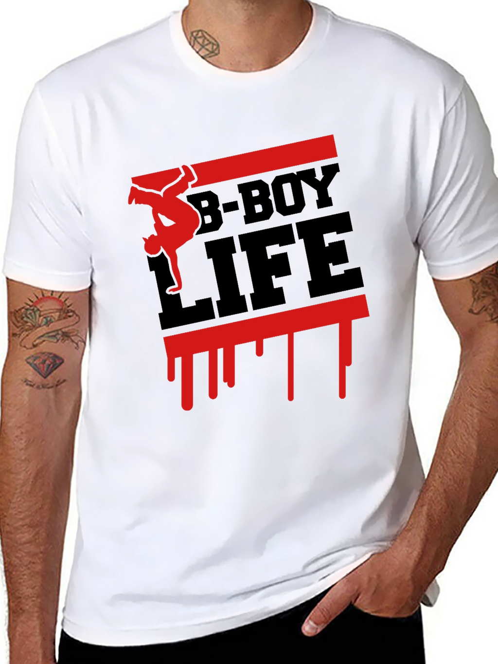 B-Boy Life Graphic Tee - Urban Streetwear Fashion