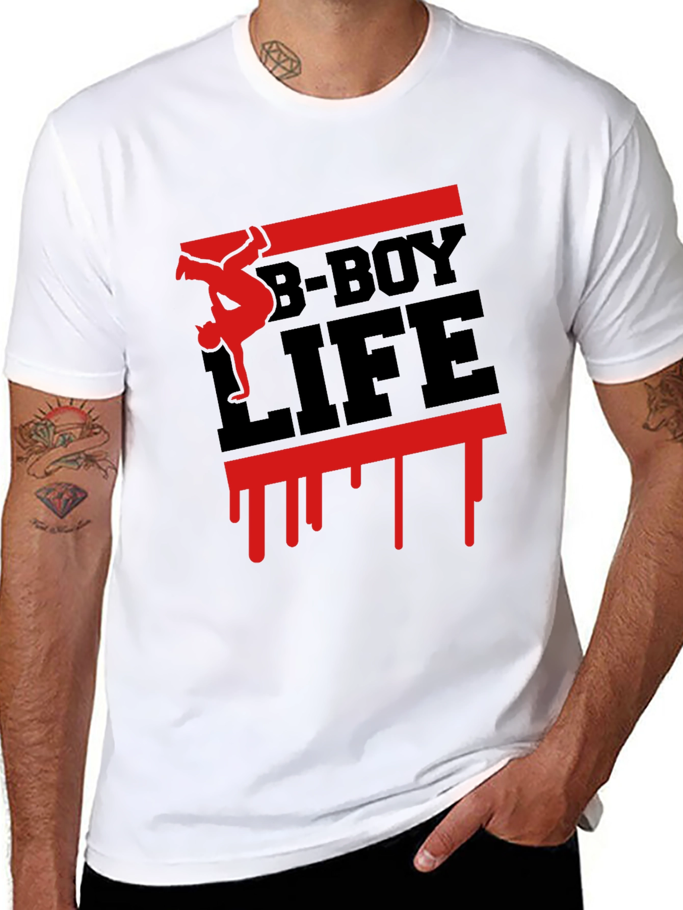 B-Boy Life Graphic Tee - Urban Streetwear Fashion