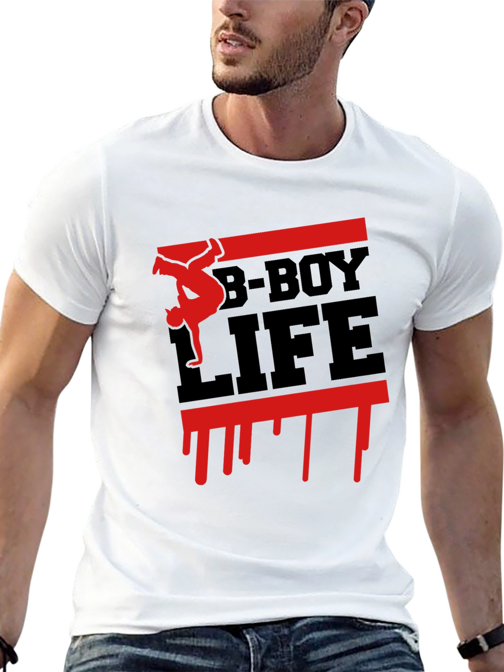 B-Boy Life Graphic Tee - Urban Streetwear Fashion