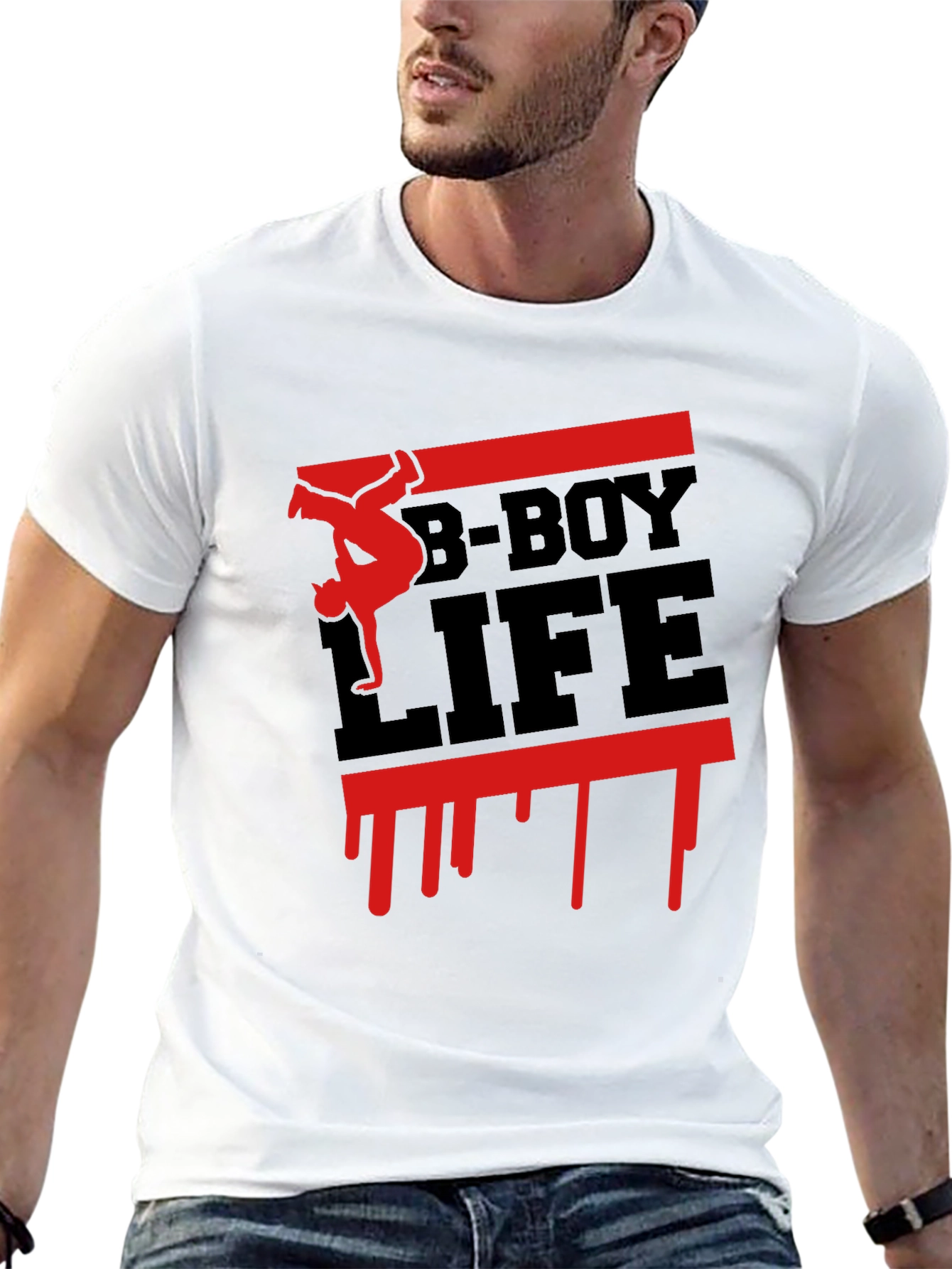 B-Boy Life Graphic Tee - Urban Streetwear Fashion