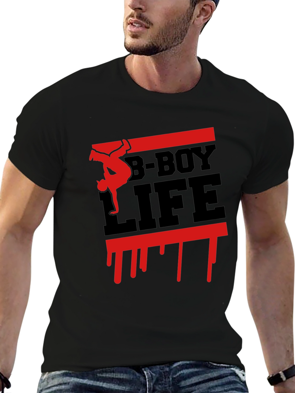 B-Boy Life Graphic Tee - Urban Streetwear Fashion