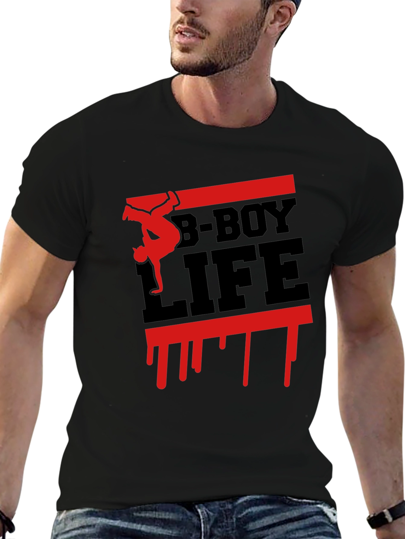 B-Boy Life Graphic Tee - Urban Streetwear Fashion