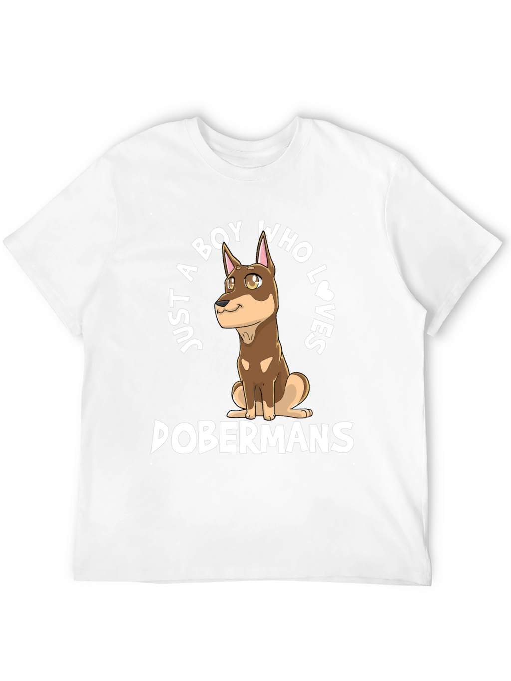 Boy Who Loves Dobermans T-Shirt