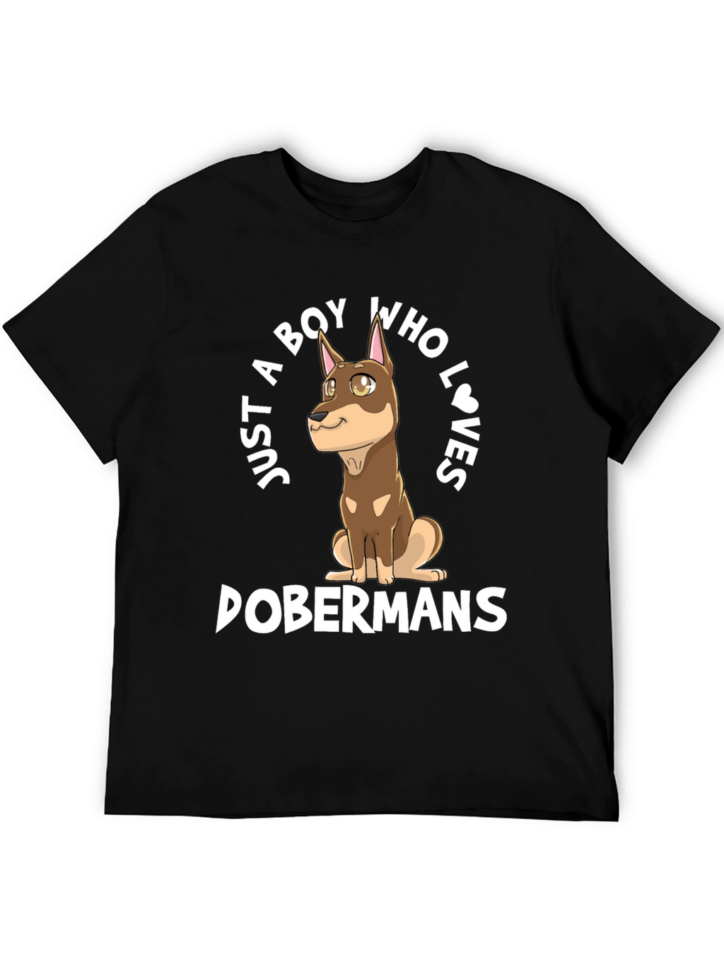 Boy Who Loves Dobermans T-Shirt