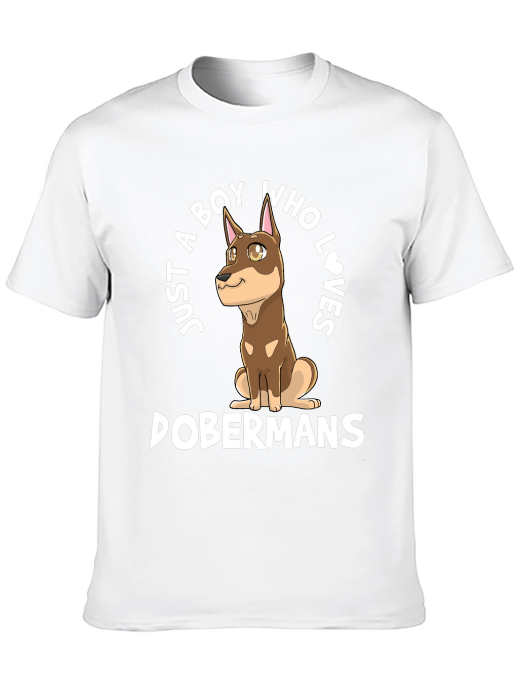 Boy Who Loves Dobermans T-Shirt