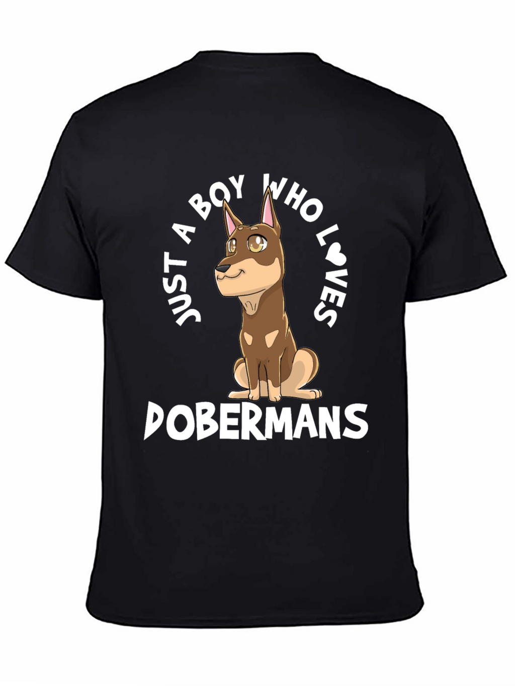 Boy Who Loves Dobermans T-Shirt