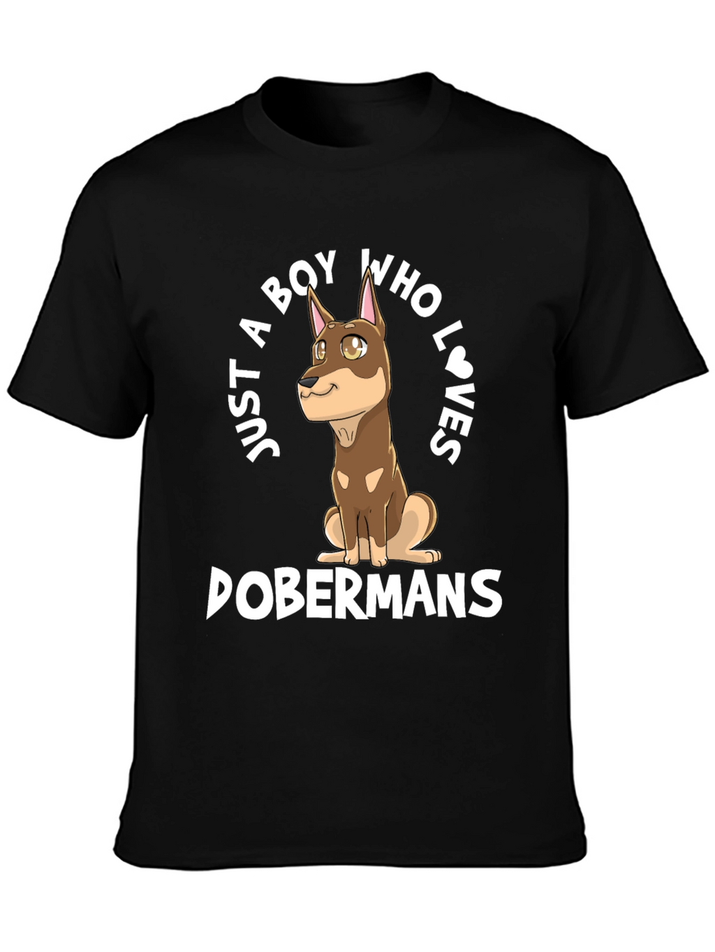 Boy Who Loves Dobermans T-Shirt