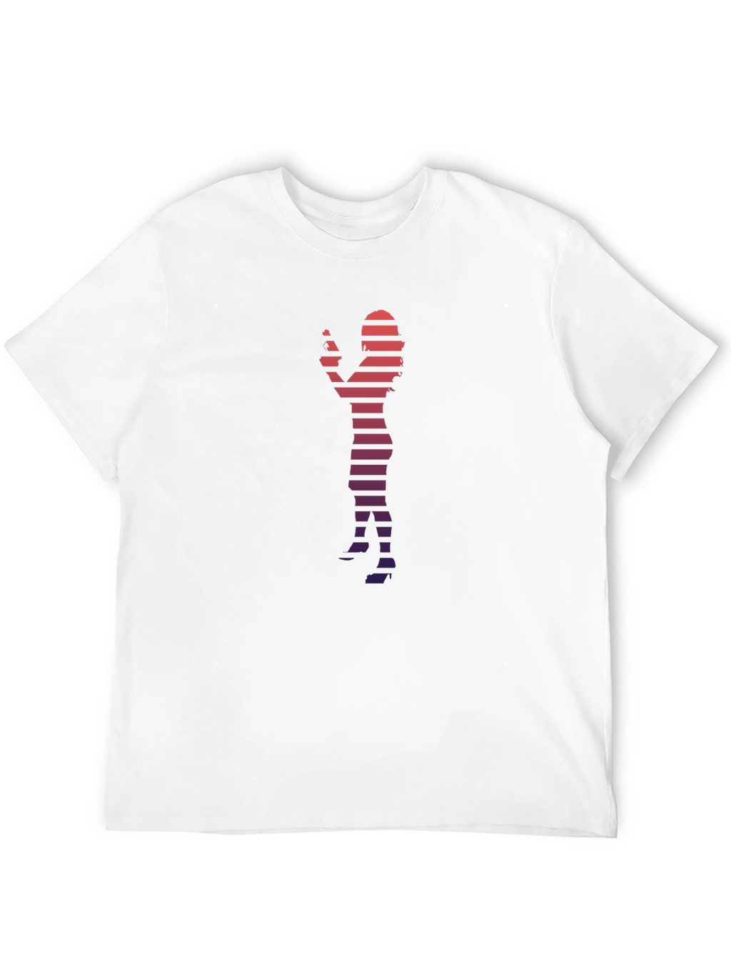 Silhouette Striped Graphic Tee