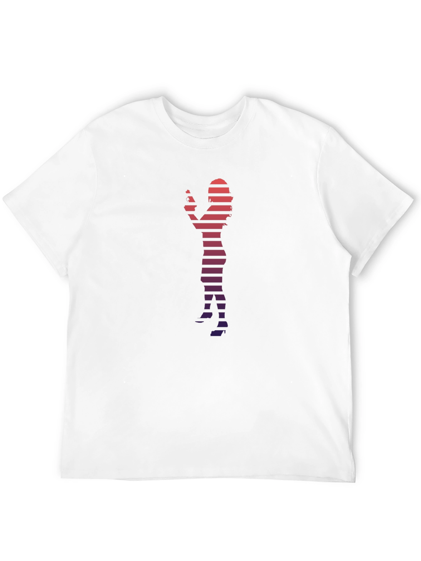 Silhouette Striped Graphic Tee