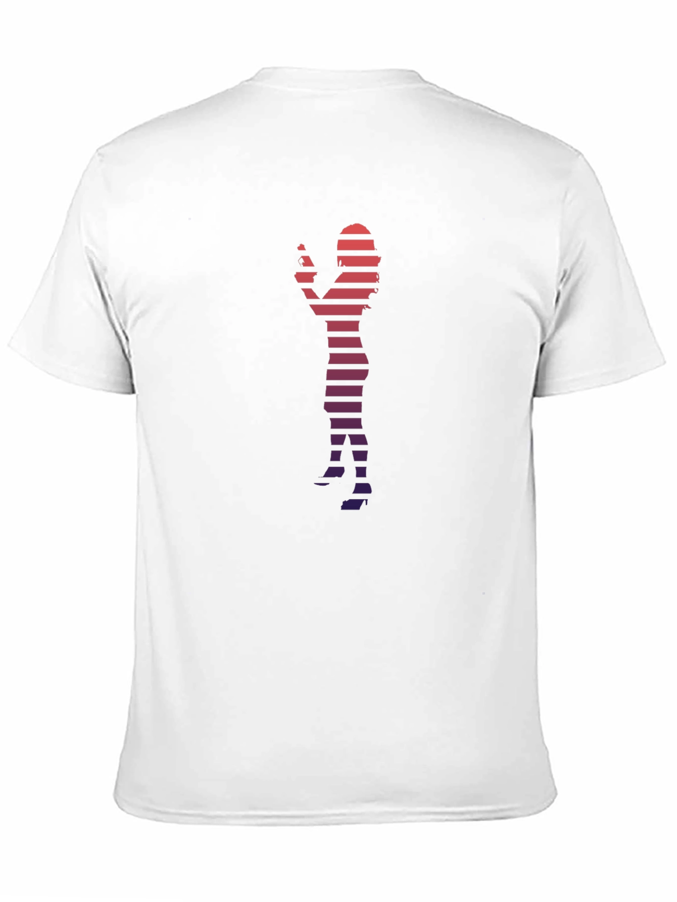 Silhouette Striped Graphic Tee