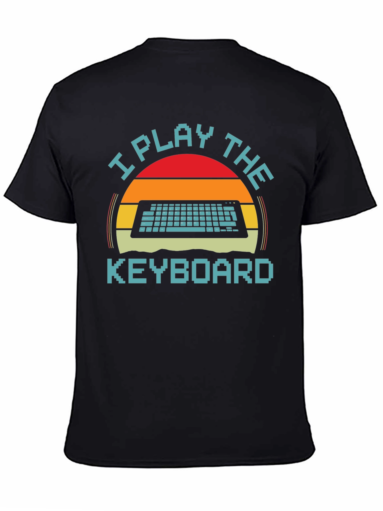I Play The Keyboard Graphic Tee - Retro Gamer Style